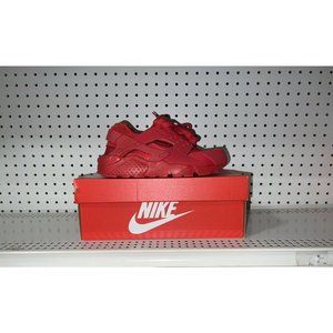 Nike Huarache Run GS Triple Red Athletic Shoes Sneakers Youth Size 4.5Y Womens 6